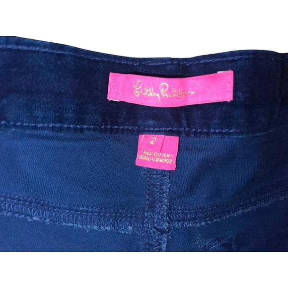 Lilly Pulitzer  High Rise Plush Skinny Pant-Luna Wash S 2 Dopamine Boho - Picture 6 of 12